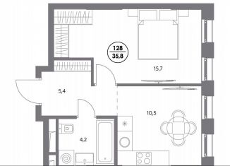 Продаю 1-ком. квартиру, 35.8 м2, Москва, метро Текстильщики