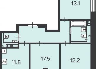 Продается 3-комнатная квартира, 70 м2, Москва, Пролетарский проспект, 14А