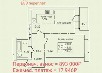 Продается 1-ком. квартира, 50.5 м2, Северодвинск, проспект Труда, 76