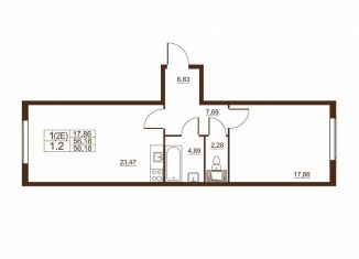 Продажа 1-ком. квартиры, 56.2 м2, Санкт-Петербург, Московское шоссе, 262к1