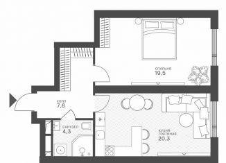 Продажа 1-комнатной квартиры, 51.7 м2, Москва, метро Строгино, Крылатская улица, 33к1