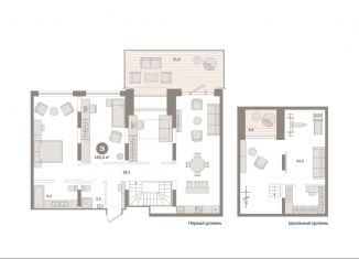 Продам однокомнатную квартиру, 169 м2, Тюмень, ЖК Речной Порт