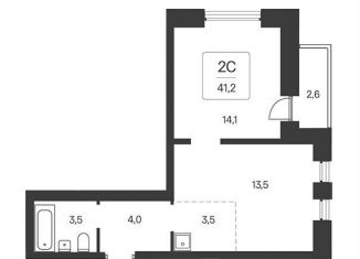 Продам 2-комнатную квартиру, 40.2 м2, Новосибирск, метро Маршала Покрышкина, улица Брестская Горка