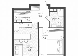 Продаю 1-ком. квартиру, 52.5 м2, Москва, метро Строгино, Крылатская улица, 33к1