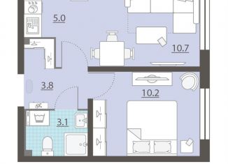 Продаю однокомнатную квартиру, 32.8 м2, посёлок Мичуринский