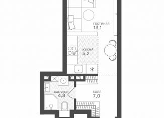 Квартира на продажу студия, 30.1 м2, Москва, район Крылатское, Крылатская улица, 33к1