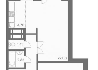 Продается 2-комнатная квартира, 55 м2, Новосибирск, метро Площадь Гарина-Михайловского, Междуреченская улица, 5/2