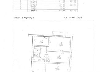 Продажа 3-ком. квартиры, 53 м2, село Федосеевка, улица Натальи Лихачёвой, 39