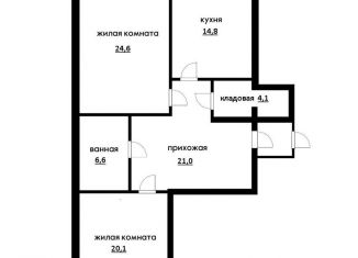 Продаю 3-комнатную квартиру, 101 м2, Краснодар, Карасунская набережная, 99, Карасунская набережная