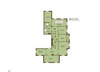 Продаю многокомнатную квартиру, 242 м2, Санкт-Петербург, Басков переулок, 2, метро Чернышевская