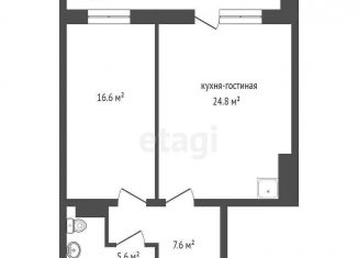Продается 2-комнатная квартира, 54.6 м2, Красноярск, ЖК Курчатова, Лесопарковая улица, 17Г
