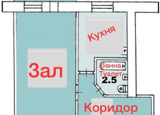 Продается 1-комнатная квартира, 39 м2, Зея, микрорайон Светлый, 62
