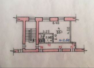 Продаю 1-комнатную квартиру, 26.1 м2, Назарово, улица Черняховского, 6А