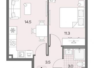 Продается 1-комнатная квартира, 32.3 м2, Москва, метро Солнцево