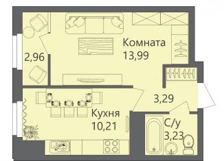 Продажа однокомнатной квартиры, 32.2 м2, Волгоград, Тракторозаводский район