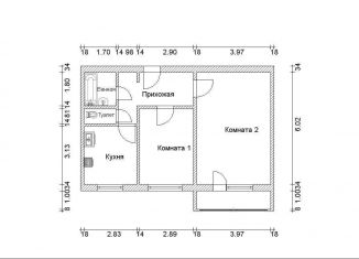 Продаю 2-ком. квартиру, 44 м2, Катайск, улица Матросова, 66