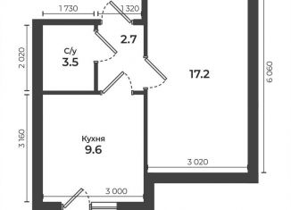 Продам 1-комнатную квартиру, 36.3 м2, Невинномысск