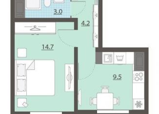 Продается однокомнатная квартира, 31.4 м2, Екатеринбург, жилой комплекс Хрустальные Ключи, 5к4, ЖК Хрустальные Ключи