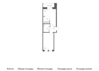Продается 2-ком. квартира, 42.7 м2, Санкт-Петербург