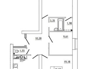 Продажа 3-ком. квартиры, 83 м2, деревня Новосельцы, Юбилейная улица, 17