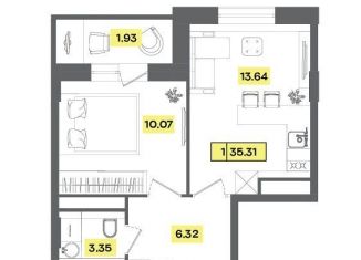 Продаю 2-комнатную квартиру, 35.3 м2, Московская область