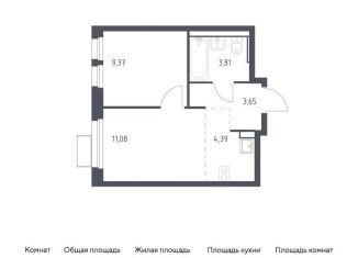 Продается 2-комнатная квартира, 32.3 м2, Московская область, жилой комплекс Квартал Ивакино, к2