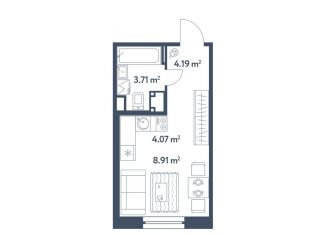 Продам квартиру студию, 20.9 м2, Москва, жилой комплекс Светлый Мир Станция Л, к26, метро Братиславская