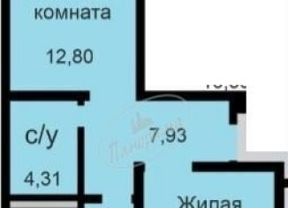 Продам двухкомнатную квартиру, 59.8 м2, Калуга, Минская улица, 11