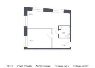 Продается 1-ком. квартира, 58.8 м2, Москва, Стремянный переулок, 2, район Замоскворечье