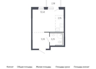 Продажа квартиры студии, 25.2 м2, Тюмень, жилой комплекс Чаркова 72, 1.3