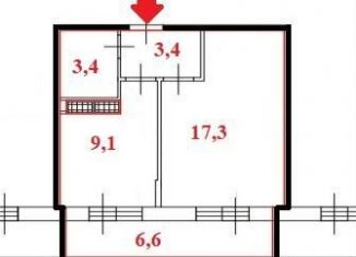 1-комнатная квартира на продажу, 36.5 м2, Кингисепп, Крикковское шоссе, 34