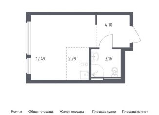 Продается квартира студия, 22.5 м2, село Остафьево, жилой комплекс Остафьево, к22