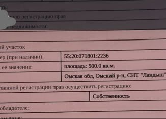 Участок на продажу, 5 сот., СНТ Ландыш, 6-я аллея, 340