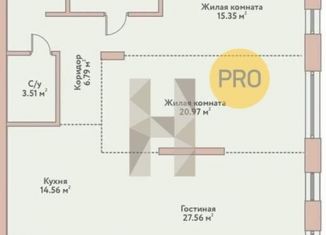 3-ком. квартира на продажу, 100.1 м2, Новосибирск, Дачное шоссе, 20Б, ЖК Флора и Фауна