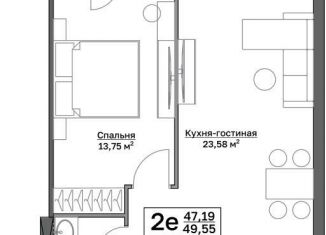 Продаю 1-комнатную квартиру, 49.6 м2, Пермский край, Пушкарская улица, 142А