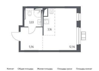 Квартира на продажу студия, 25.8 м2, Московская область, жилой комплекс Прибрежный Парк, 7.2