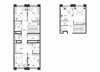 Продам 4-ком. квартиру, 139.2 м2, Москва, улица Петра Кончаловского, 5