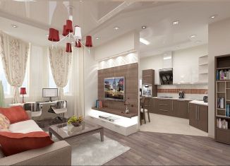 Трехкомнатная квартира на продажу, 91 м2, Тюмень, улица Павла Никольского, 6, ЖК Акватория