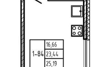 Продается квартира студия, 23.4 м2, Сертолово