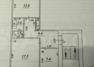 Продам 2-ком. квартиру, 52 м2, Самара, 2-й квартал, 17