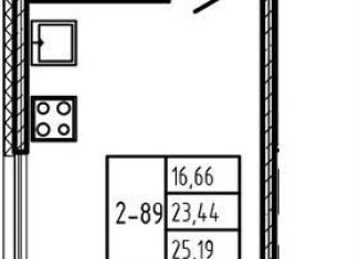 Квартира на продажу студия, 23.4 м2, Сертолово
