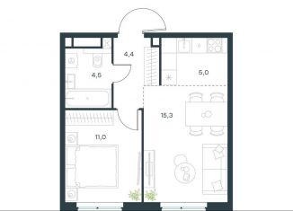 Продается 2-комнатная квартира, 40.2 м2, Москва, район Очаково-Матвеевское