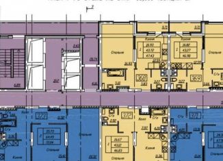 Продам 1-комнатную квартиру, 46.7 м2, Самара, метро Спортивная