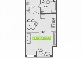 Продам квартиру студию, 36 м2, Санкт-Петербург, Планерная улица, 87к1, ЖК Форест Аквилон