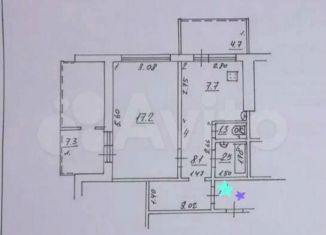 Продается 1-ком. квартира, 36.8 м2, Самара, Чернореченская улица, Ленинский район