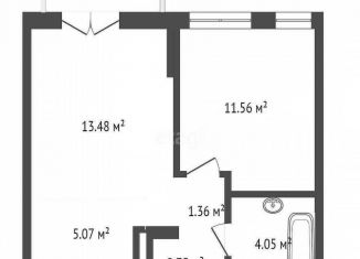 1-ком. квартира на продажу, 41 м2, Тюмень, Центральный округ, улица Газовиков, 38к2