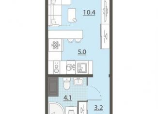 Продаю квартиру студию, 23.1 м2, Екатеринбург, улица Архитектора Белянкина, метро Чкаловская