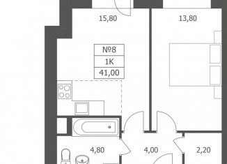 Продаю 1-комнатную квартиру, 41 м2, Ярославская область, Большая Октябрьская улица, 85