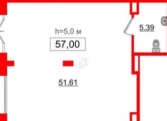 Сдам помещение свободного назначения, 56.1 м2, Санкт-Петербург, Светлановский проспект, 14к1, метро Удельная