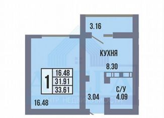 Продажа однокомнатной квартиры, 34 м2, Оренбургская область, улица Рокоссовского, 29/1